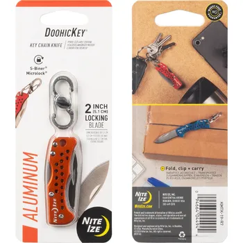 kapesní nůž Zavírací nůž Nite Ize DOOHICKEY KEY CHAIN KNIFE Barva: Oranžová