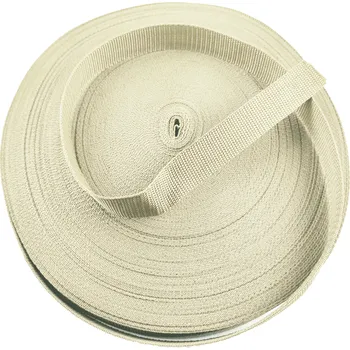 Polypropylénový popruh 30 mm ecru (balení 50 m)