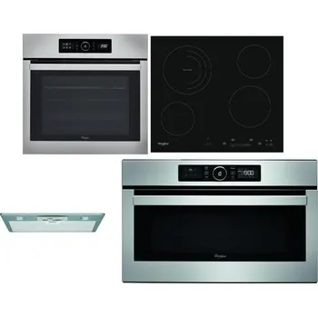 Set domácích spotřebičů WHIRLPOOL ABSOLUTE AKZ9 6230 IX + WHIRLPOOL AKT 8900 BA + WHIRLPOOL AKR 650/1 IX + WHIRLPOOL ABSOLUTE AMW 730 IX