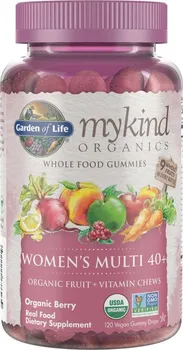 Garden of life Mykind Organics Multi Gummies pro ženy 40 plus 120 žvýkací tbl.