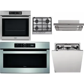 Set domácích spotřebičů WHIRLPOOL AKZ9 9480 IX + WHIRLPOOL AKR 351/IX + WHIRLPOOL AKR 5390/1 IX + WHIRLPOOL ABSOLUTE AMW 730 IX + WHIRLPOOL WIO 3O540 PELG