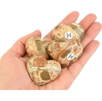 Sběratelství Srdce kalkcholit (Peru) cca 40mm