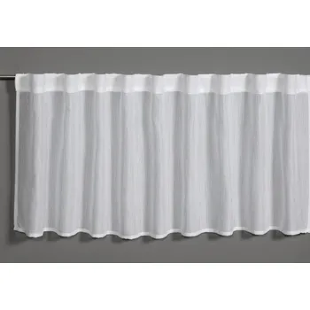 Bílá záclona 45x140 cm Jacquard-Voile - Gardinia ID_1517938