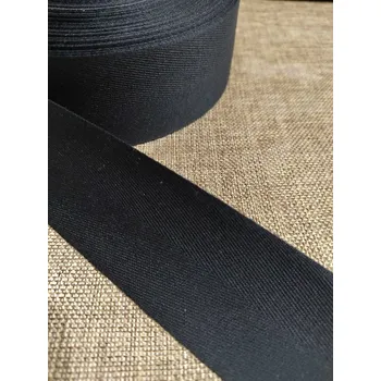 Keprovka - tkaloun šíře 50 mm černá