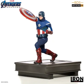 Figurka Iron Studios socha Marvel Avengers: Endgame Captain America 2012, měřítko 1:10, 21 cm