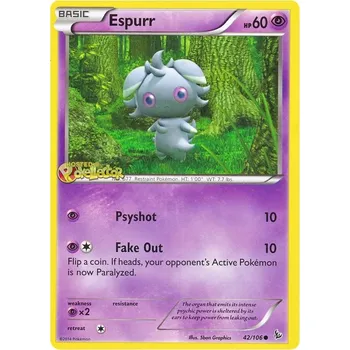 Karetní hra Espurr 042/106 - Flashfire Typ karty: Non-Holo