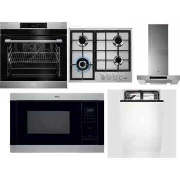 Set domácích spotřebičů AEG BPK742380M + AEG Mastery StepPower HGB64420SM + AEG Mastery DBB5660HM + AEG Mastery MSB2547D-M + AEG Mastery GlassCare FSE73407P
