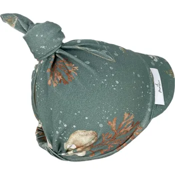 Šátek Mimilove Bavlněný dětský šátek s kšiltem 1-5 let Oceán Blue