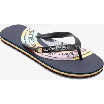 Pánské žabky ŽABKY QUIKSILVER MOLOKAI ART - černá - US 12 + při osobním odběru 332 Kč