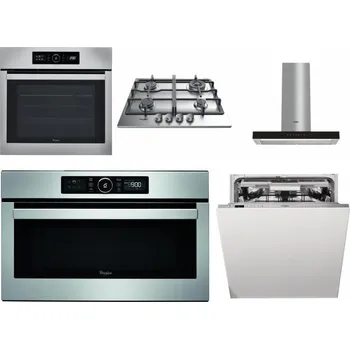 Set domácích spotřebičů WHIRLPOOL ABSOLUTE AKZ9 6230 IX + WHIRLPOOL TKRL 661 IX EU + WHIRLPOOL WHBS 62F LT K + WHIRLPOOL ABSOLUTE AMW 730 IX + WHIRLPOOL WIO 3O540 PELG