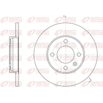 Brzdový kotouč Brzdový kotouč REMSA 6088.01