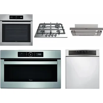 Set domácích spotřebičů WHIRLPOOL ABSOLUTE AKZ9 6230 IX + WHIRLPOOL TKRL 661 IX EU + WHIRLPOOL AKR 5390/1 IX + WHIRLPOOL ABSOLUTE AMW 730 IX + WHIRLPOOL WBC 3C34 PF X