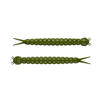 Umělá nástraha Libra Lures SLIGHT WORM - Sýr 38mm/15ks Barva: Olive 031