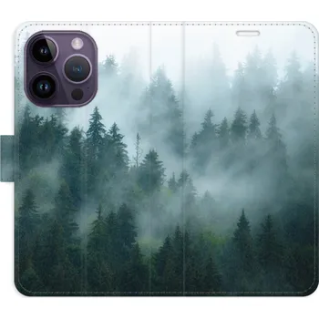 Pouzdro na mobilní telefon Flipové pouzdro iSaprio - Dark Forest - iPhone 14 Pro