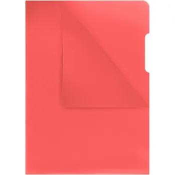 100x DONAU zakládací obal, matný, A4, L, PP, 120 µm Barva: Červená