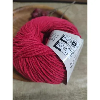 Galanterie Pletací příze Gina / Jeans 50 g červená