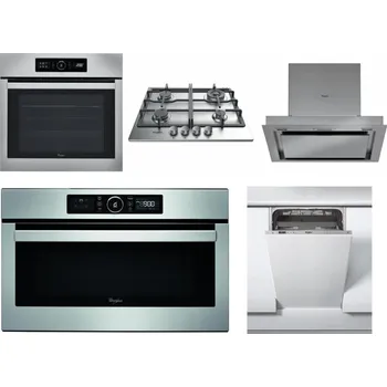 Set domácích spotřebičů WHIRLPOOL ABSOLUTE AKZ9 6230 IX + WHIRLPOOL TKRL 661 IX EU + WHIRLPOOL AKR 860 IX + WHIRLPOOL ABSOLUTE AMW 730 IX + WHIRLPOOL WSIC 3M27 C