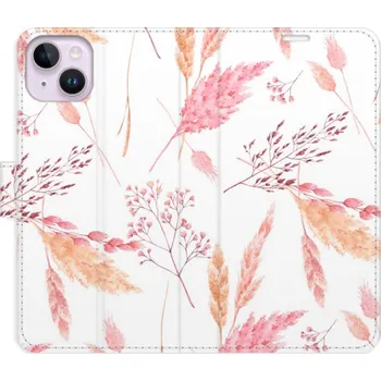 Pouzdro na mobilní telefon Flipové pouzdro iSaprio - Ornamental Flowers - iPhone 14 Plus