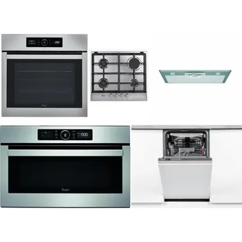 Set domácích spotřebičů WHIRLPOOL ABSOLUTE AKZ9 6230 IX + WHIRLPOOL AKR 351/IX + WHIRLPOOL AKR 650/1 IX + WHIRLPOOL ABSOLUTE AMW 730 IX + WHIRLPOOL WSIO 3O34 PFE X