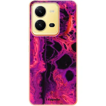 Pouzdro na mobilní telefon Odolné silikonové pouzdro iSaprio - Abstract Dark 01 - Vivo X80 Lite 5G