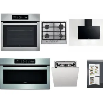 Set domácích spotřebičů WHIRLPOOL ABSOLUTE AKZ9 6230 IX + WHIRLPOOL AKR 351/IX + WHIRLPOOL AKR 62F LT K + WHIRLPOOL ABSOLUTE AMW 730 IX + WHIRLPOOL WIC 3C33 PFE + WHIRLPOOL ART 66112
