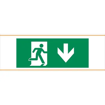 Nouzové osvětlení PANLUX Piktogram LED PLUTO nalepovací-šipka dolů PN35200020