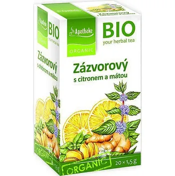 Čaj Apotheke BIO Zázvor citron máta 20x1.5g