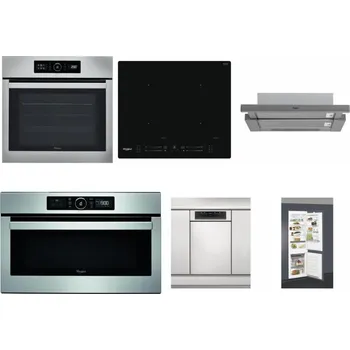 Set domácích spotřebičů WHIRLPOOL ABSOLUTE AKZ9 6230 IX + WHIRLPOOL WL S7260 NE + WHIRLPOOL AKR 749/1 IX + WHIRLPOOL ABSOLUTE AMW 730 IX + WHIRLPOOL WSBO 3O34 PF X + WHIRLPOOL ART 66112