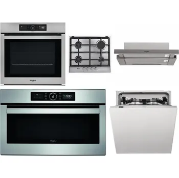 Set domácích spotřebičů WHIRLPOOL AKZ9 9480 IX + WHIRLPOOL AKR 351/IX + WHIRLPOOL AKR 5390/1 IX + WHIRLPOOL ABSOLUTE AMW 730 IX + WHIRLPOOL WIC 3C33 PFE