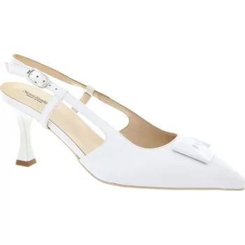 Dámské lodičky NERO GIARDINI Dámské kožené bílé lodičky E307080DE-707-255 Velikost 37