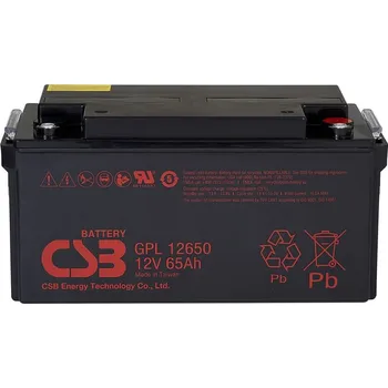Trakční baterie CSB GPL12650 I (12V/65Ah) záložní akumulátor