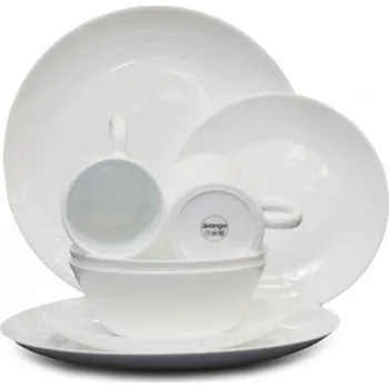 Kempingové nádobí Sada nádobí Vango Opal 8 Piece Dining Set Barva: bílá