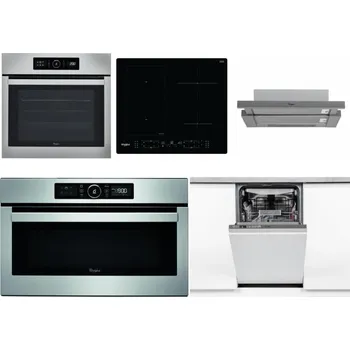 Set domácích spotřebičů WHIRLPOOL ABSOLUTE AKZ9 6230 IX + WHIRLPOOL WL B8160 NE + WHIRLPOOL AKR 749/1 IX + WHIRLPOOL ABSOLUTE AMW 730 IX + WHIRLPOOL WSIO 3O34 PFE X