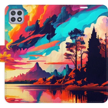 Pouzdro na mobilní telefon Flipové pouzdro iSaprio - Colorful Mountains 02 - Samsung Galaxy A22 5G
