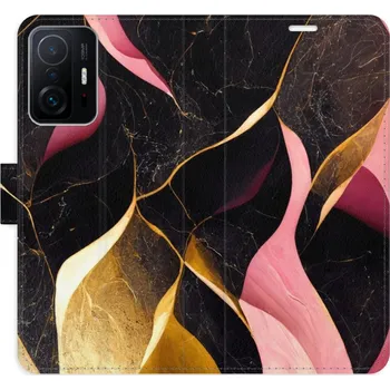 Pouzdro na mobilní telefon Flipové pouzdro iSaprio - Gold Pink Marble 02 - Xiaomi 11T / 11T Pro