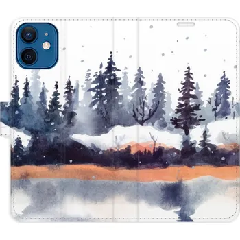 Pouzdro na mobilní telefon Flipové pouzdro iSaprio - Winter 02 - iPhone 12 mini