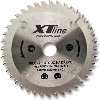Pilový kotouč XTline Kotouč pilový XT-line profi 140x2,0x20/40 zubů, trapézové
