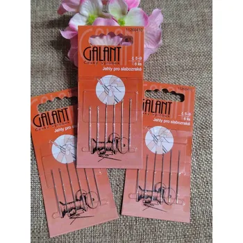 Jehly GALANT lehce navlékatelné 6 jehel