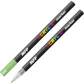 Akrylový popisovač 1ks 1mm zelený světle MFP 947472
