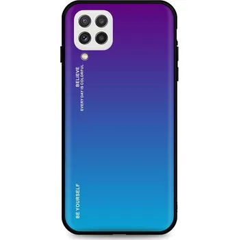 Pouzdro na mobilní telefon Kryt Samsung A22 pevný duhový purpurový (obal neboli pouzdro na Samsung A22)