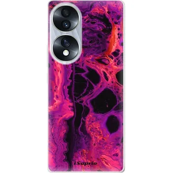 Pouzdro na mobilní telefon Odolné silikonové pouzdro iSaprio - Abstract Dark 01 - Honor 70