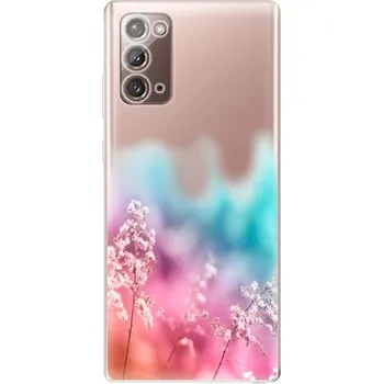 Pouzdro na mobilní telefon Odolné silikonové pouzdro iSaprio - Rainbow Grass - Samsung Galaxy Note 20
