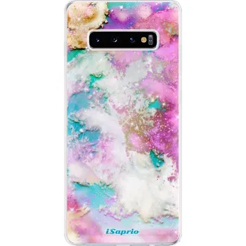 Pouzdro na mobilní telefon Odolné silikonové pouzdro iSaprio - Galactic Paper - Samsung Galaxy S10+