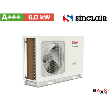 Tepelné čerpadlo Sinclair S-therm Ontario 6,0 kW monoblokové tepelné čerpadlo