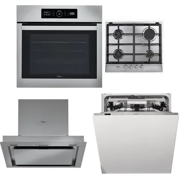 Set domácích spotřebičů WHIRLPOOL ABSOLUTE AKZ9 6230 IX + WHIRLPOOL AKR 351/IX + WHIRLPOOL AKR 860 IX + WHIRLPOOL WIO 3T133 PLE