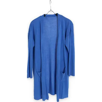 Dámský svetr Kardigan s kapsami 3242 Itálie barva: modrá královská