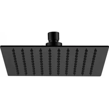 Sprchová hlavice #N/A Hlavová sprcha ECOAIR čtverec FLAT BLACK 30x30 cm, kov