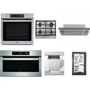 Set domácích spotřebičů WHIRLPOOL AKZ9 9480 IX + WHIRLPOOL AKR 351/IX + WHIRLPOOL AKR 749/1 IX + WHIRLPOOL ABSOLUTE AMW 730 IX + WHIRLPOOL WSIC 3M27 C + WHIRLPOOL ART 65031