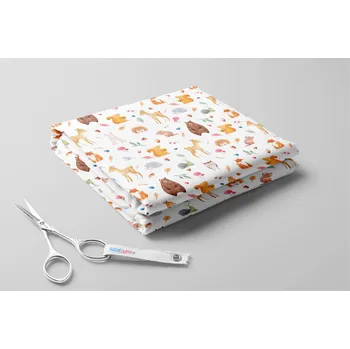 Kočárkovina, Zvířátka a lesní plody Barva: Bílá