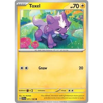 Karetní hra Toxel 071/198 - Scarlet & Violet Typ karty: Non-Holo